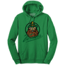 Vernor's Ginger Ale Woody Gnome Hooded Sweatshirt - Kelly Green