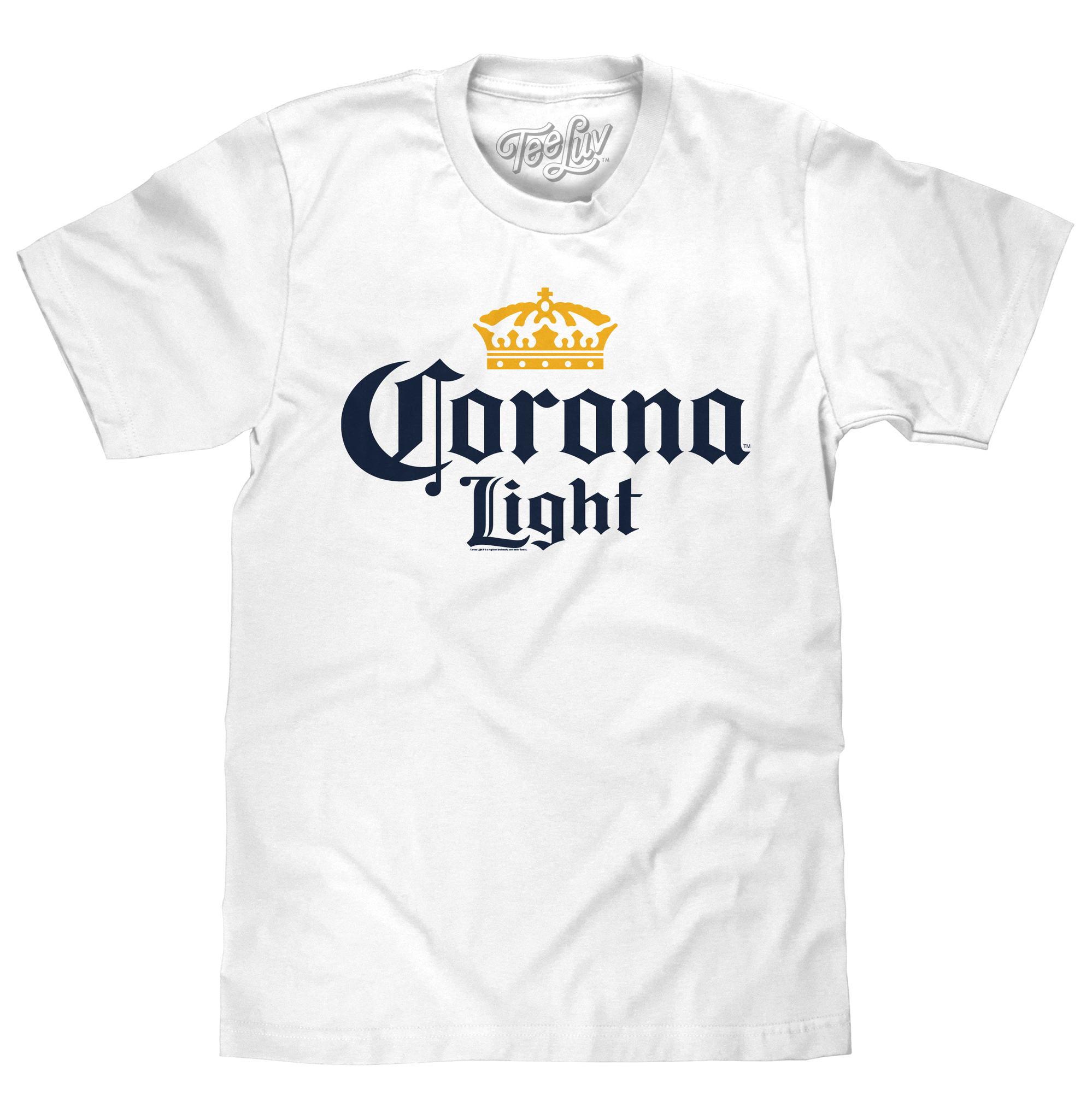 Corona Light Logo T-Shirt - White – Tee Luv Corona Light Logo T-Shirt - White – Tee Luv