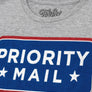 United States Postal Service USPS Priority Mail T-Shirt - Athletic Heather Gray