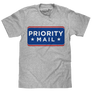 United States Postal Service USPS Priority Mail T-Shirt - Athletic Heather Gray