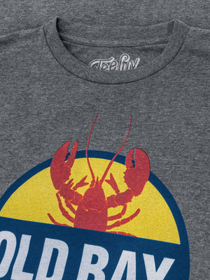 Old Bay Seasoning Lobster Logo T-Shirt - Gray