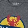 Old Bay Seasoning Lobster Logo T-Shirt - Gray