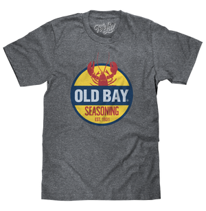 Old Bay Seasoning Lobster Logo T-Shirt - Gray