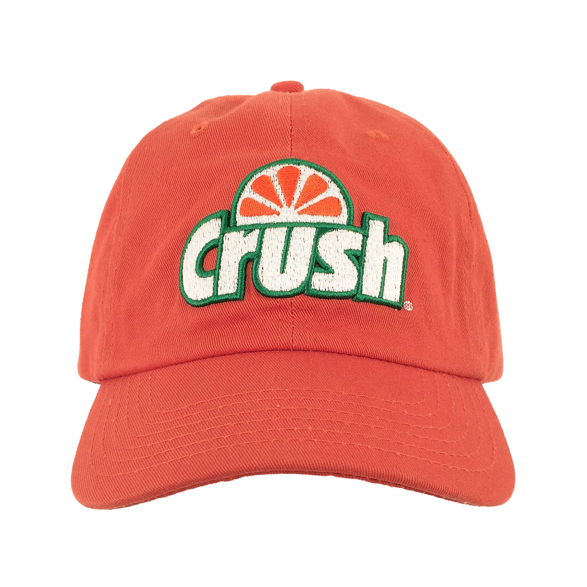 Vintage Orange Crush Corduroy Cap Adjustable Corduroy Logo Cap - Burnt Orange – Happy Caps main image 3