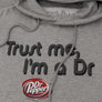 Dr Pepper Trust Me I'm a Dr Hooded Sweatshirt - Oxford Gray