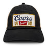 Coors Banquet Trucker Style Hat - Black and Brown