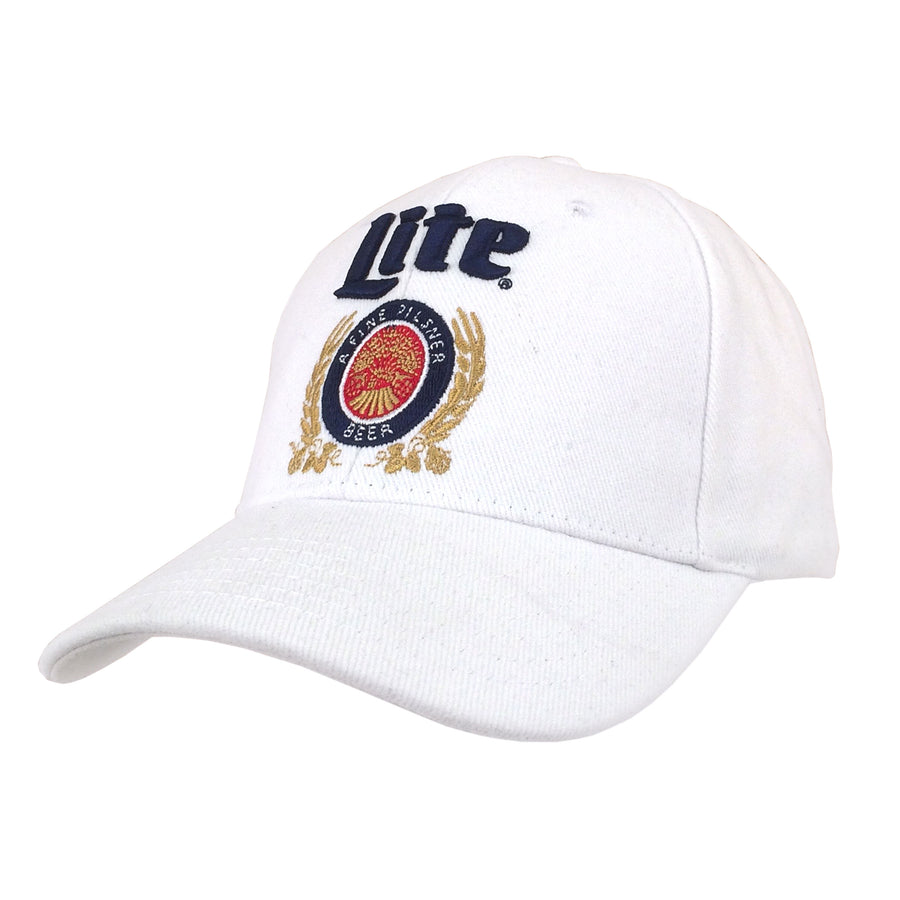 Miller Lite Beer Hat - White