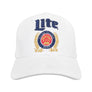 Miller Lite Beer Hat - White