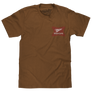 Miller High Life Front and Back Logo T-Shirt - Brown Sugar