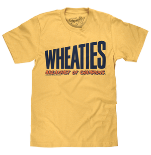 Wheaties Breakfast of Champions T-Shirt - Banana Cream Yellow