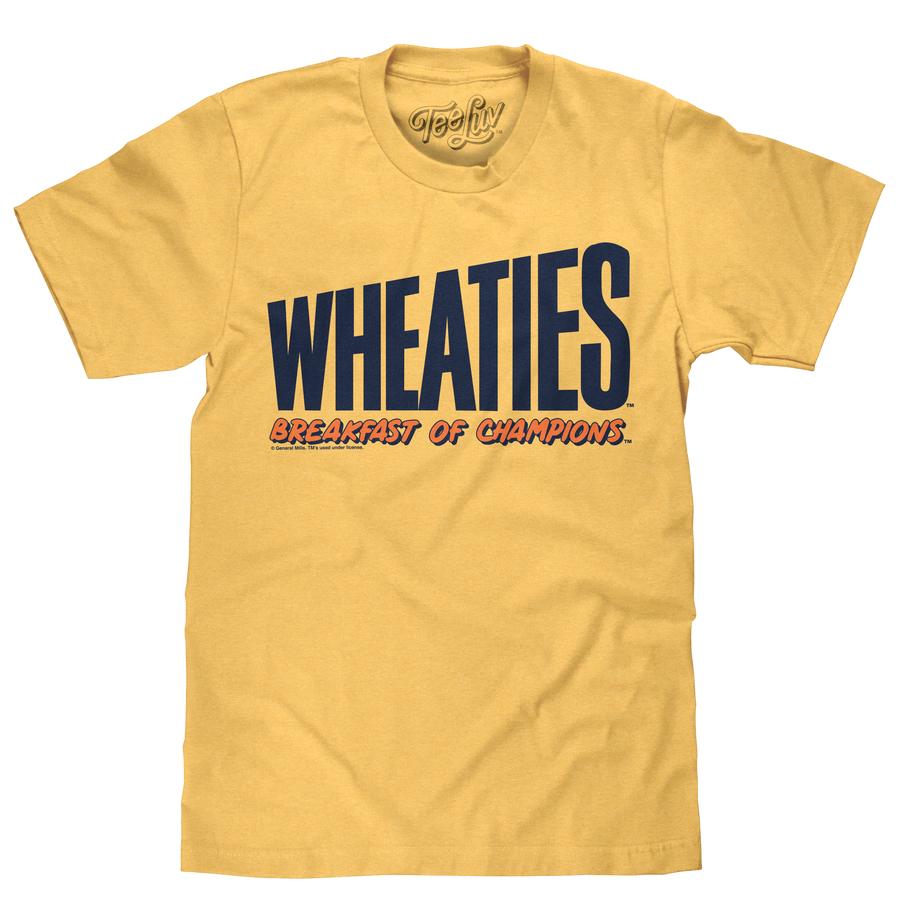 Wheaties Breakfast of Champions T-Shirt - Banana Cream Yellow