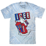 ICEE Polar Bear Tie Dye T-Shirt - Blue and Purple Tie Dye
