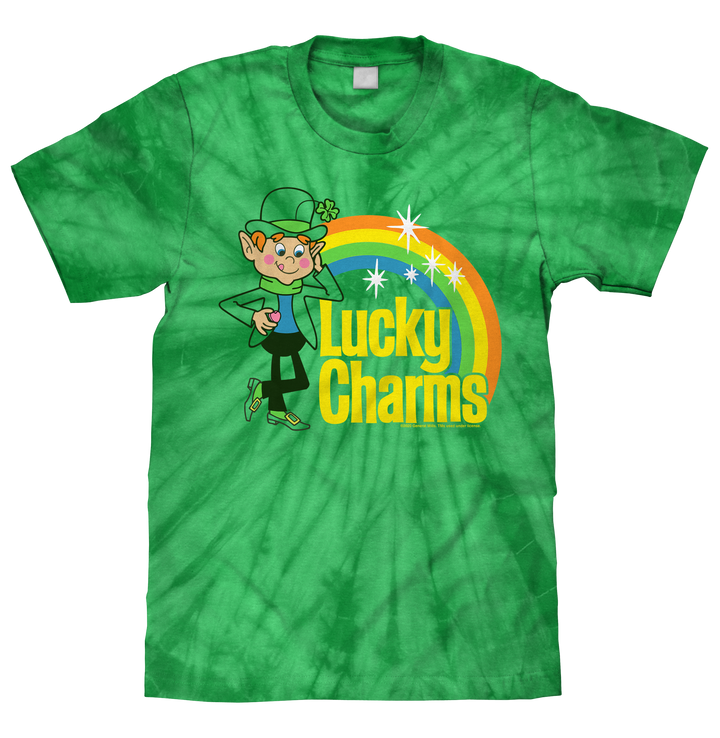 Lucky Charms Tie Dye T-Shirt - Kelly Green Tie Dye