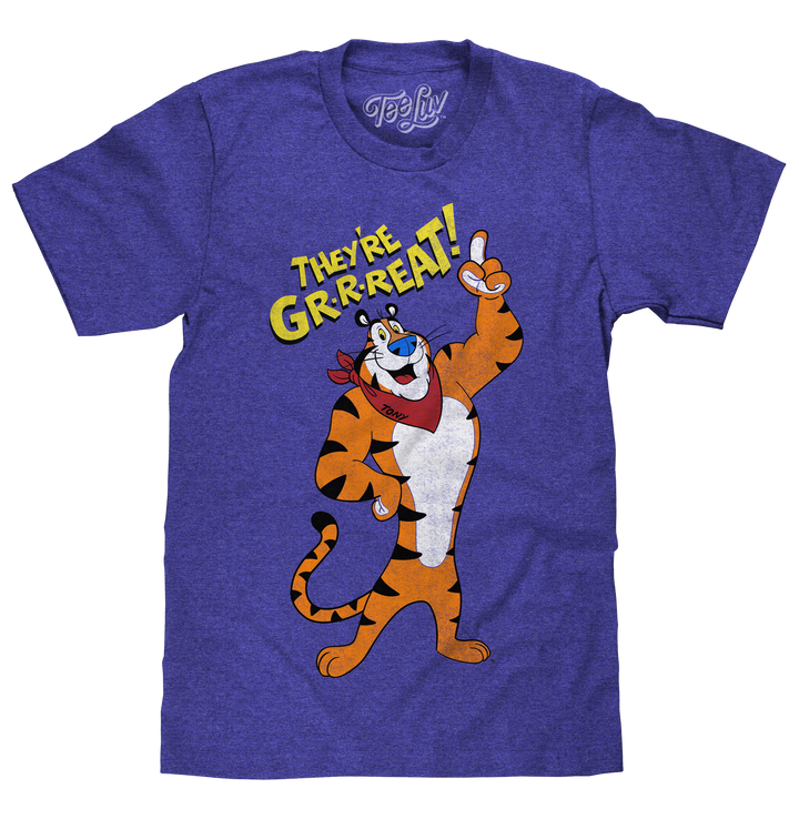 Frosted Flakes Tony The Tiger T-Shirt - Royal Blue