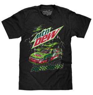 Mountain Dew Racecar T-Shirt - Black