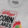 Kellogg's Corn Flakes Cereal Rooster T-Shirt - Athletic Gray