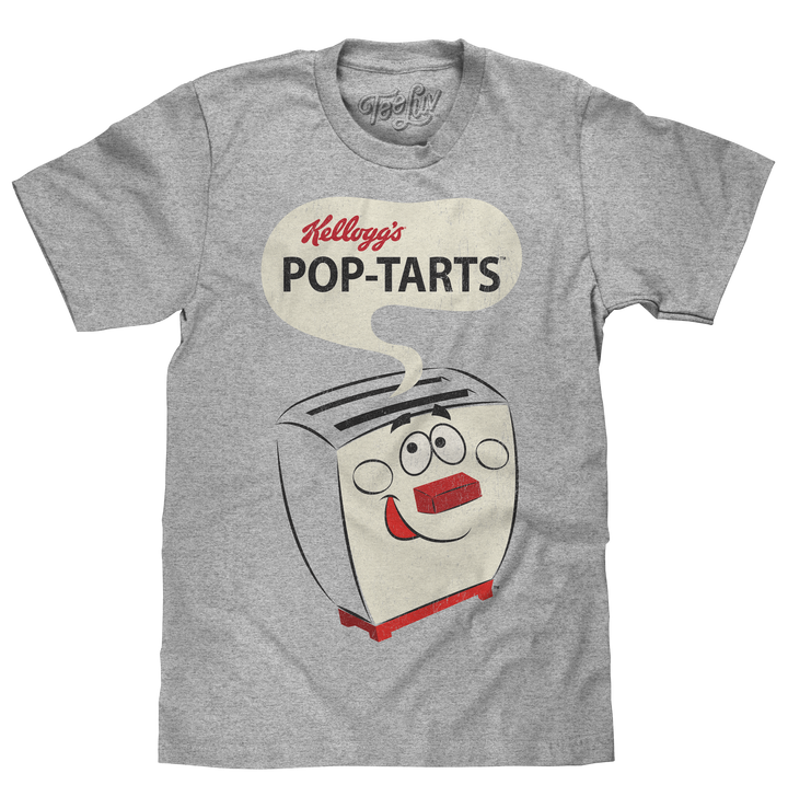 Kellogg's Frosted Pop Tarts Vintage Toaster T-Shirt - Athletic Gray Heather