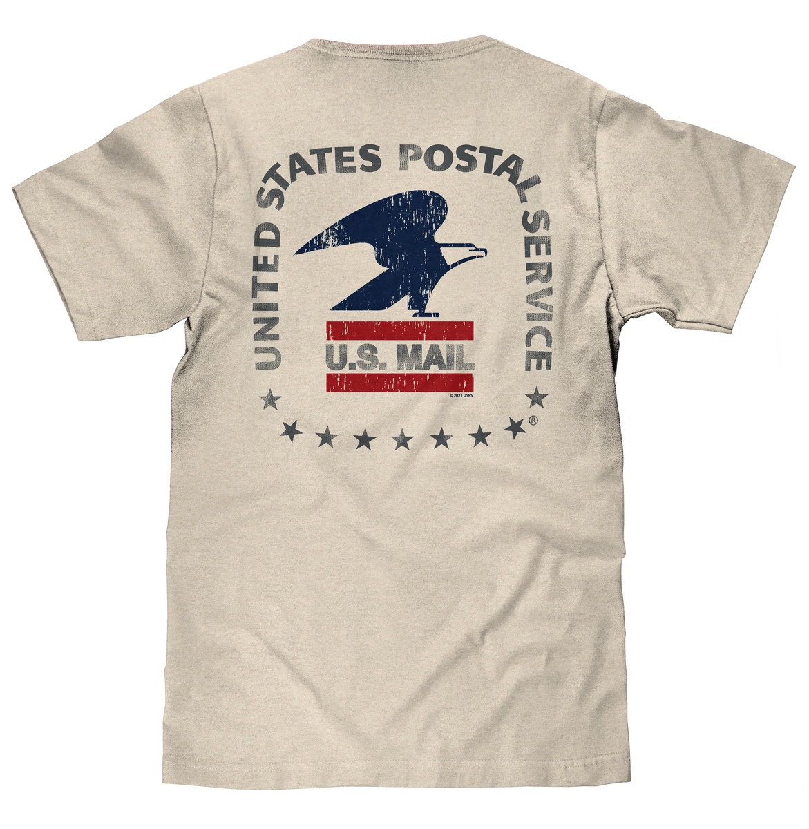 USPS United States Postal Service Mail Eagle T-Shirt - Cream – Tee Luv