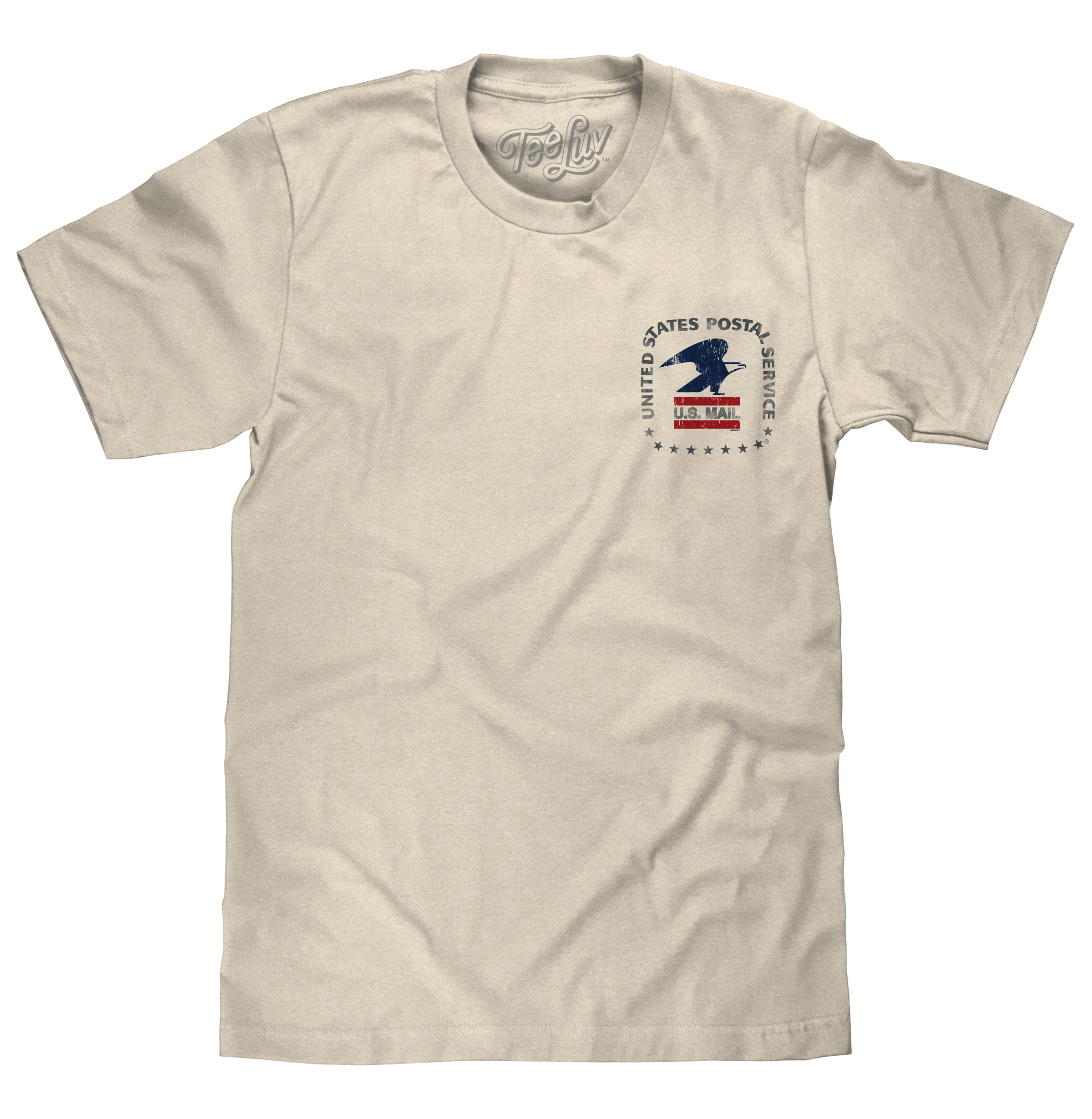 USPS United States Postal Service Mail Eagle T-Shirt - Cream – Tee Luv