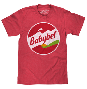 Babybel Snack Cheese Logo T-Shirt - Red Heather