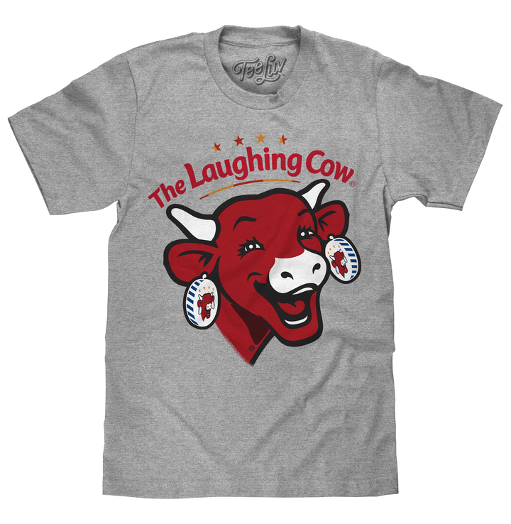 The Laughing Cow Cheese Logo T-Shirt - Athletic Gray Heather