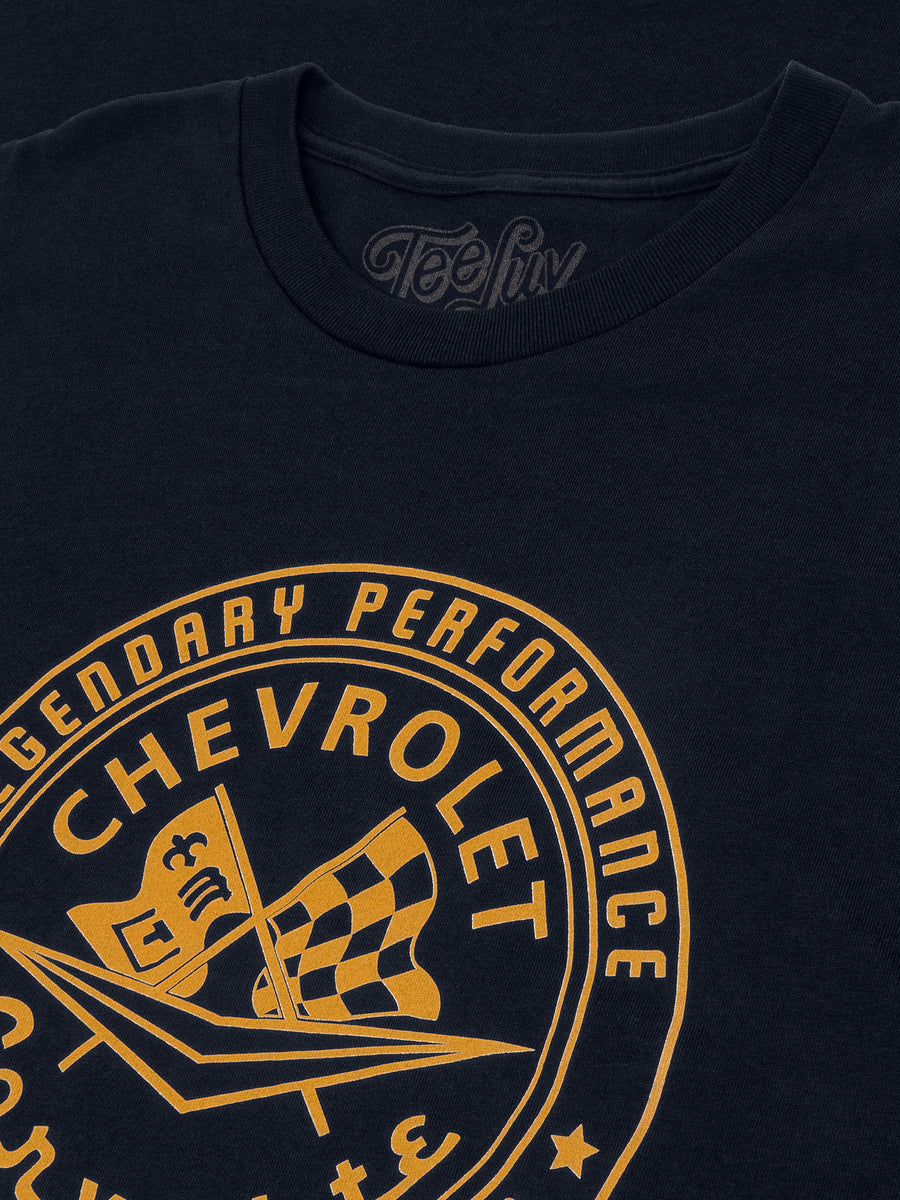 Chevrolet Corvette Built For Speed Since 1953 - Navy Blue - Made in the USA