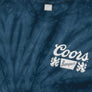 Coors Banquet Beer Logo T-Shirt - Navy Spider Tie Dye
