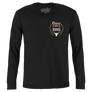 Coors Banquet Beer Rodeo Bull Double Sided Long Sleeve T-Shirt - Black