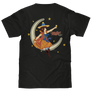 Miller High Life Girl in The Moon Beer Logo T-Shirt - Vintage Black