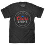 Coors Light Cold as the Rockies Beer T-Shirt - Charcoal Gray