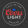 Coors Light Cold as the Rockies Beer T-Shirt - Charcoal Gray