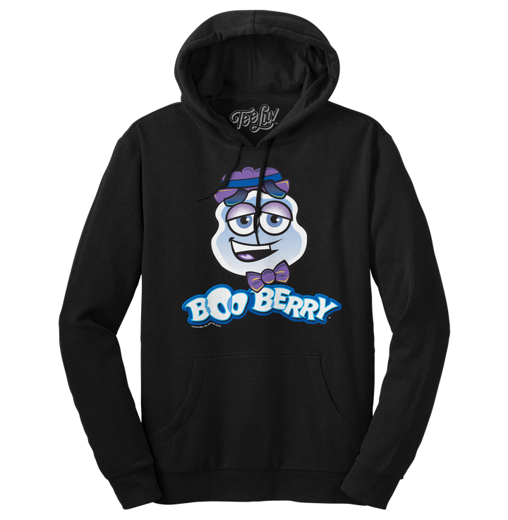 Boo Berry Cereal Logo Hooded Sweatshirt - Black