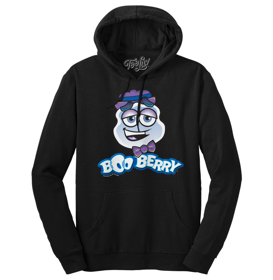 Boo Berry Cereal Logo Hooded Sweatshirt - Black