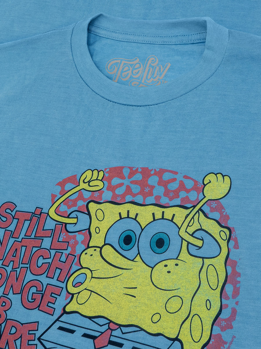 I Still Watch Spongebob Squarepants T-Shirts - Heather Light Blue