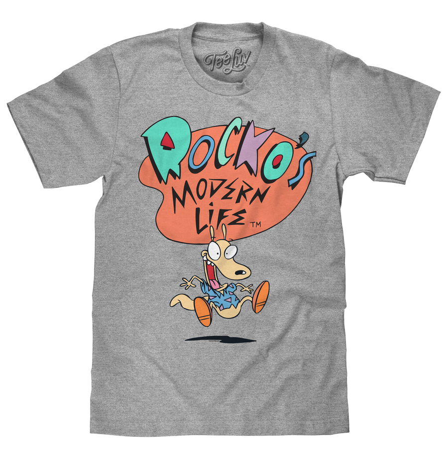 Rocko's Modern Life T-Shirt - Athletic Gray Heather