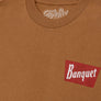 Coors Banquet Rodeo Bull Rider Front/Back T-Shirt - Brown Sugar