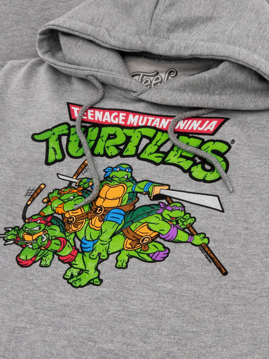Teenage Mutant Ninja Turtles Hooded Sweatshirt - Oxford Gray