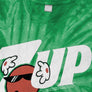 7UP Soda T-Shirt - Kelly Green Tie Dye