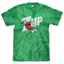 7UP Soda T-Shirt - Kelly Green Tie Dye