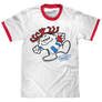 Hawaiian Punch Ringer T-Shirt - White/Red