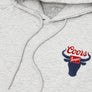 Coors Banquet Rodeo Hooded Sweatshirt - Gray