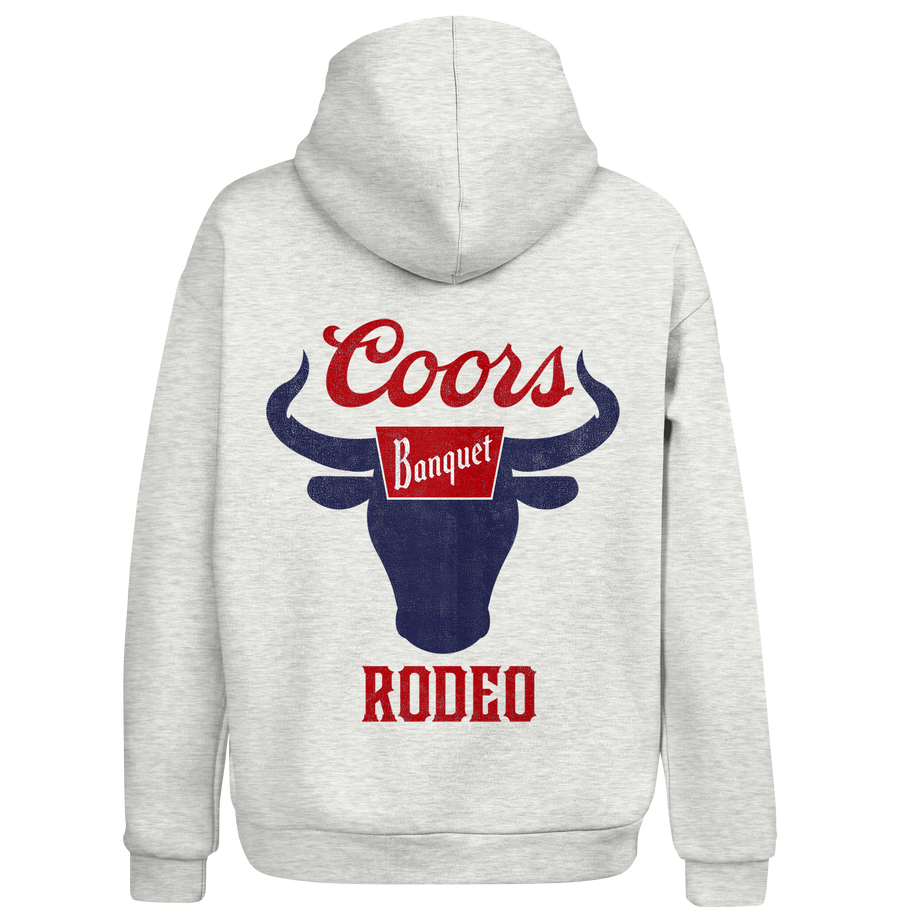 Coors Banquet Rodeo Hooded Sweatshirt - Gray