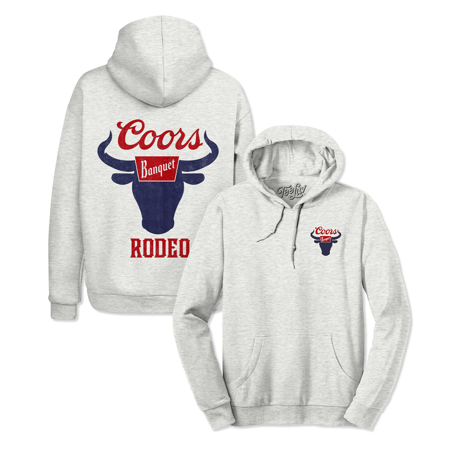 Coors Banquet Rodeo Hooded Sweatshirt - Gray