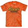 Reese's Peanut Butter Cup Tie Dye T-Shirt - Orange Spider
