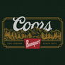 Coors Banquet Beer The Legend Since 1873 Rocky Mountains T-Shirt - Forest Green