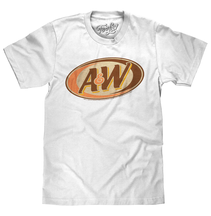 Retro A&W Root Beer Logo T-Shirt - White
