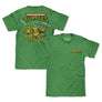 Teenage Mutant Ninja Turtles Front/Back T-Shirt - Heather Kelly