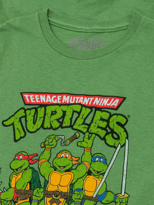 Tee Luv Kids Teenage Mutant Ninja Turtles T-shirt - Grass Green