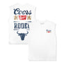 Coors Banquet Rodeo Double Sided Sleeveless Muscle Tee T-Shirt - White