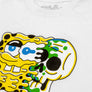 Spongebob Squarepants Cartoon Skull T-Shirt - White